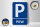 Holzschild Parken 12x18cm PKW Parkplatz Wanddeko