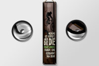 Blechschild Fahrrad 46x10 cm Niemand Perfekt aber die die...
