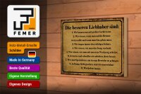 Holzschild Spruch 18x12cm die besseren Liebhaber sind