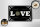 Holzschild Spruch 18x12cm Love Darts Wanddeko