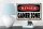 Holzschild Spruch 18x12cm danger Gamer Zone