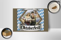 Holzschild Spruch 18x12cm Oktoberfest Lager Bier Bayern