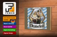 Holzschild Spruch 18x12cm Oktoberfest Lager Bier Bayern