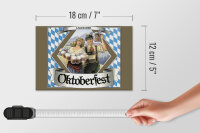 Holzschild Spruch 18x12cm Oktoberfest Lager Bier Bayern
