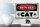 Holzschild Spruch 18x12cm beware of the CAT Vorsicht Katze