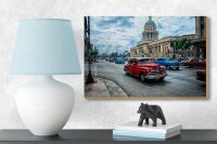 Holzschild Auto 18x12cm Oldtimer Cuba Havana Geschenk Schild