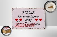 Holzschild Spruch 18x12cm Mama deine Tochter Herzen