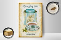 Holzschild Tee 12x18cm Earl grey Tea black tea bergamot