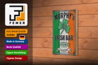 Holzschild Alkohol 12x18cm Murphy´s Irish Bar Whiskey