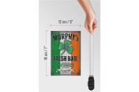 Holzschild Alkohol 12x18cm Murphy´s Irish Bar Whiskey
