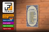 Holzschild Alkohol 12x18cm Bier besser als Frauen Schild