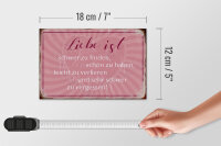 Holzschild Spruch 18x12cm liebe ist schwer zu finden
