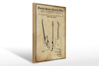 Holzschild Patent 30x40 cm Entwurf für eine...