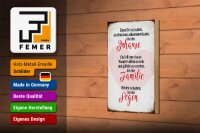 Holzschild Spruch 12x18cm Zuhause Familie Segen Herz