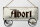 Blechschild Hinweis 27x10 cm Abort nostalgisches Toiletten Deko Schild