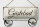 Blechschild Hinweis 27x10 cm Gästebad nostalgisches Deko Schild