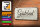 Blechschild Hinweis 27x10 cm Gästebad nostalgisches Deko Schild