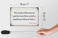Holzschild Spruch 18x12cm Ehemänner beste Beweis Frauen