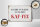 Holzschild Spruch 18x12cm nur eine gute Fee KAF-FEE Kaffee