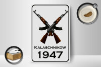 Holzschild Gewehr 12x18cm Kalaschnikow 1947