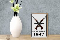 Holzschild Gewehr 12x18cm Kalaschnikow 1947