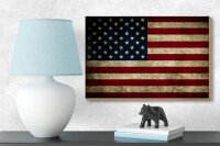 Holzschild Flagge 18x12cm Vereinigte Staaten Amerika USA