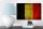 Holzschild Flagge 18x12cm Belgien Fahne