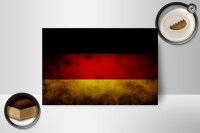 Holzschild Flagge 18x12cm Deutschland Fahne