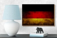 Holzschild Flagge 18x12cm Deutschland Fahne