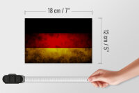 Holzschild Flagge 18x12cm Deutschland Fahne