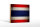 Holzschild Flagge 18x12cm Thailand Fahne Wanddeko