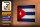 Holzschild Flagge 18x12cm Kuba Cuba Fahne