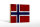 Holzschild Flagge 18x12cm Norwegen Fahne Wanddeko