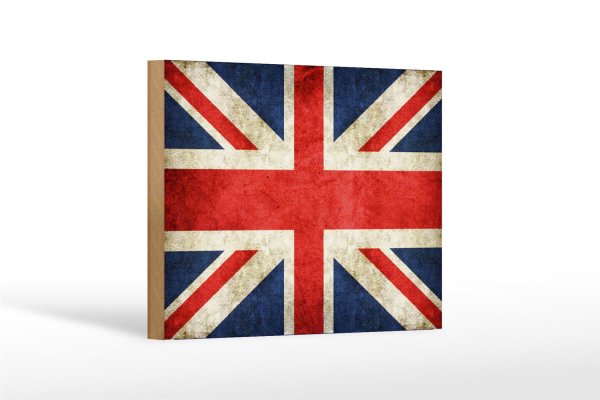 Holzschild Flagge 18x12cm United Kingdom Wanddeko