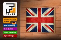 Holzschild Flagge 18x12cm United Kingdom Wanddeko