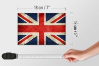 Holzschild Flagge 18x12cm United Kingdom Wanddeko