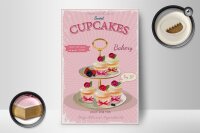 Holzschild Essen 12x18cm sweet Cupcakes best award