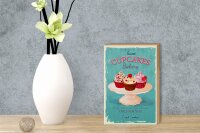 Holzschild Cupcakes 12x18cm made with love sweet bakery
