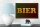 Holzschild Hinweis 18x12cm Bier Alkohol Wanddeko
