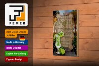 Holzschild Rezept 12x18cm Mojito Zutaten Limette Minze