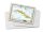 Blechpostkarte Cuba 14x10 cm Landkarte Metall Deko Schild