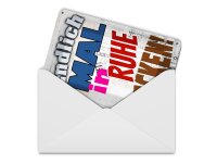 Blechpostkarte Spruch 10x14 cm Endlich mal in Ruhe kacken Deko Schild