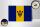 Holzschild Flagge Barbados 18x12cm Flag of Barbados