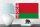 Holzschild Flagge Weißrussland 18x12cm Flag of Belarus