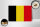 Holzschild Flagge Belgien 18x12 cm Flag of Belgium