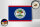 Holzschild Flagge Belizes 18x12cm Flag of Belize