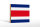Holzschild Flagge Costa Ricas 18x12cm Flag of Costa Rica