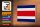Holzschild Flagge Costa Ricas 18x12cm Flag of Costa Rica