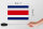 Holzschild Flagge Costa Ricas 18x12cm Flag of Costa Rica