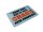 Blechpostkarte Spruch 14x10 cm ohne uns hat Chaos kein Zuhause Deko Schild